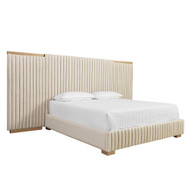 Sunpan Tarrant Bed - King - Monument Oatmeal