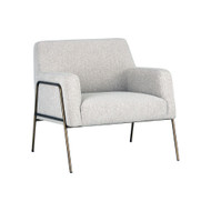 Sunpan Cybil Lounge Chair - Dove Cream