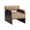 Sunpan Coburn Lounge Chair - Dark Brown - Sahara Sand Leather