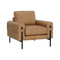 Sunpan Camus Armchair - Ludlow Sesame Leather
