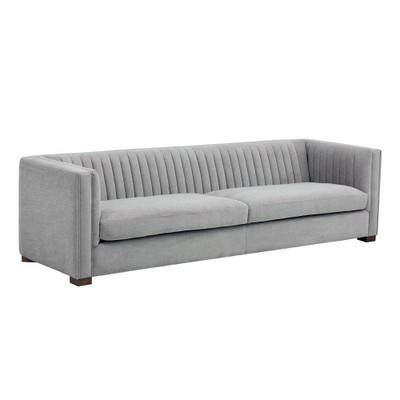 Sunpan Caitlin Sofa - Hemingway Silver