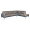 Sunpan Brandi Sofa Chaise - Raf - Camel Leather