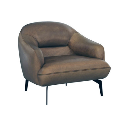 Sunpan Armani Armchair - Cognac Leather