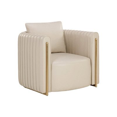 Sunpan Alix Lounge Chair - Napa Beige