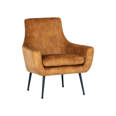 Sunpan Aletta Lounge Chair - Nono Tapenade Gold