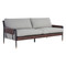 Sunpan Mauti Sofa - Brown - Vault Fog / Bravo Cognac