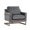 Sunpan Kalmin Lounge Chair - Piccolo Pebble