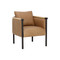 Sunpan Wilder Lounge Chair - Ludlow Sesame Leather