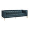 Sunpan Westin Sofa - Vintage Peacock Leather