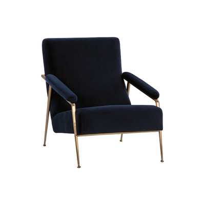 Sunpan Tutti Lounge Chair - Abbington Navy
