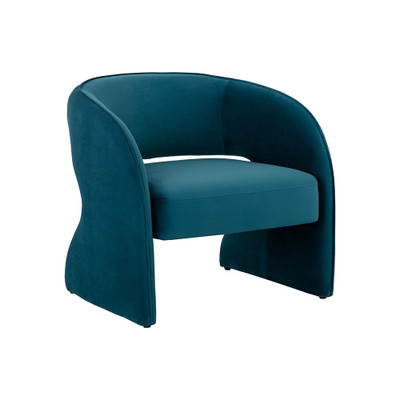 Sunpan Rosalia Lounge Chair - Timeless Teal