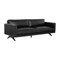 Sunpan Rogers Sofa - Cortina Black Leather