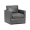 Sunpan Portman Swivel Lounge Chair - Marseille Concrete Leather