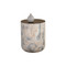 Sunpan Diaz End Table - Marble Look - Antique Brass