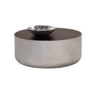 Sunpan Diaz Coffee Table - Grey - Wood Grain Brown