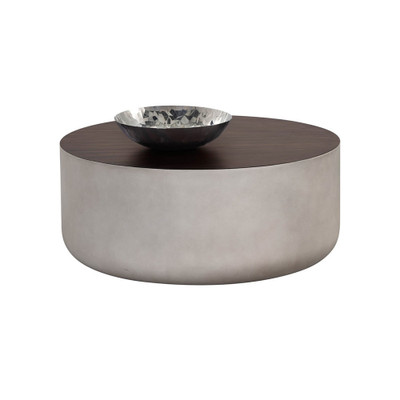Sunpan Diaz Coffee Table - Grey - Wood Grain Brown