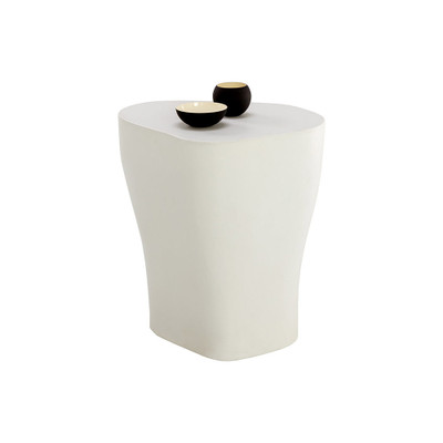 Sunpan Dali End Table - Large - White