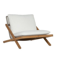 Sunpan Bari Lounge Chair - Natural - Stinson White