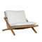 Sunpan Bari Lounge Chair - Natural - Stinson White