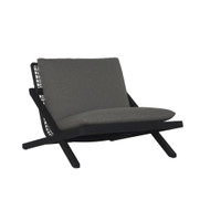 Sunpan Bari Lounge Chair - Charcoal - Gracebay Grey