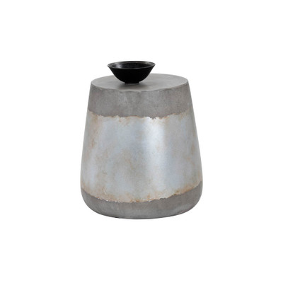 Sunpan Aries End Table - Silver