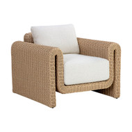 Sunpan Tibi Lounge Chair - Natural - Louis Cream