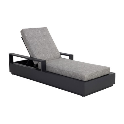 Sunpan Tavira Lounger - Lanikai Salt And Pepper