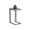 Sunpan Sawyer End Table - Black - Grey