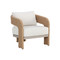 Sunpan Pylos Lounge Chair - Natural - Louis Cream