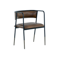 Sunpan Brenan Dining Armchair - Bravo Cognac
