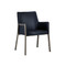 Sunpan Bernadette Dining Armchair - Bravo Black