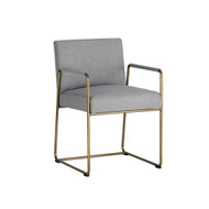 Sunpan Balford Dining Armchair - Arena Cement