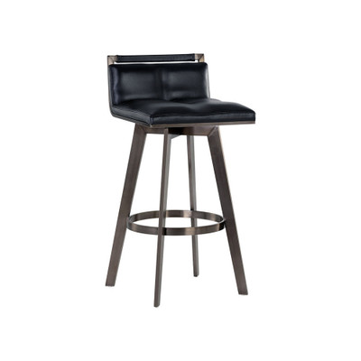 Sunpan Arizona Swivel Barstool - Castillo Black