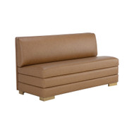 Sunpan Radcliff Banquette - Milliken Cognac