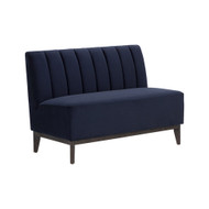 Sunpan Kosovo Banquette - Brown - Abbington Navy