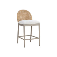Sunpan Calandri Counter Stool - Natural - Louis Cream