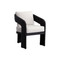 Sunpan Pylos Dining Armchair - Black - Louis Cream