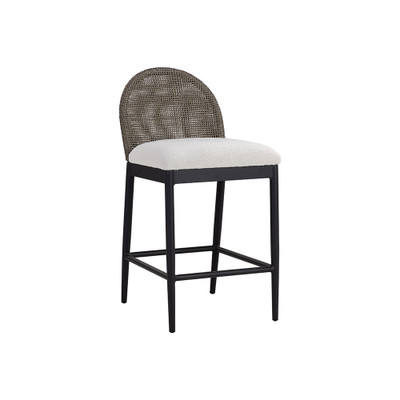 Sunpan Calandri Counter Stool - Black - Louis Cream