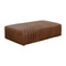 Sunpan Lewin Ottoman - Rectangular - Lucia Tobacco Leather