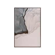 Sunpan Glacial Rock - 48" X 72" - Black Floater Frame