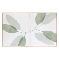 Sunpan Calm Reflection (Set Of 2) - 40" X 50" - Natural Floater Frame