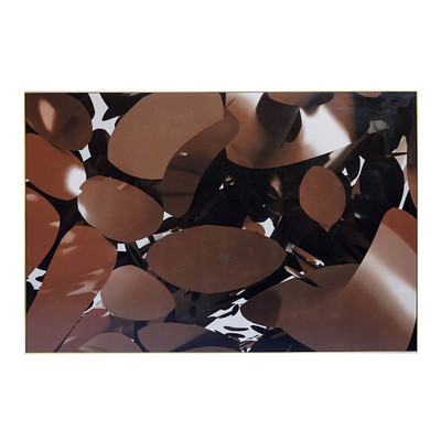 Sunpan Bronze Ambition - 72" X 48" - Gold / Black Floater Frame