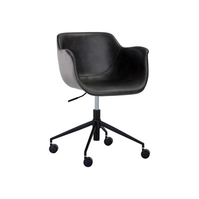 Sunpan Owen Office Chair - Town Grey / Roman Grey