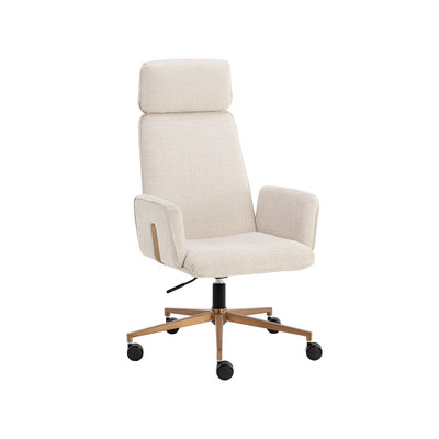 Sunpan Kalev Office Chair - Chacha Cream