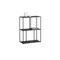 Sunpan Eiffel Low Bookcase - Small - Black