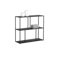 Sunpan Eiffel Low Bookcase - Medium - Black