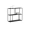 Sunpan Eiffel Low Bookcase - Medium - Black