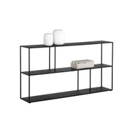 Sunpan Eiffel Low Bookcase - Large - Black