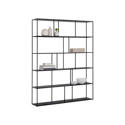 Sunpan Eiffel Bookcase - Extra Large - Black