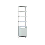 Sunpan Ambrose Modular Bookcase - Small - Champagne Gold - Cream